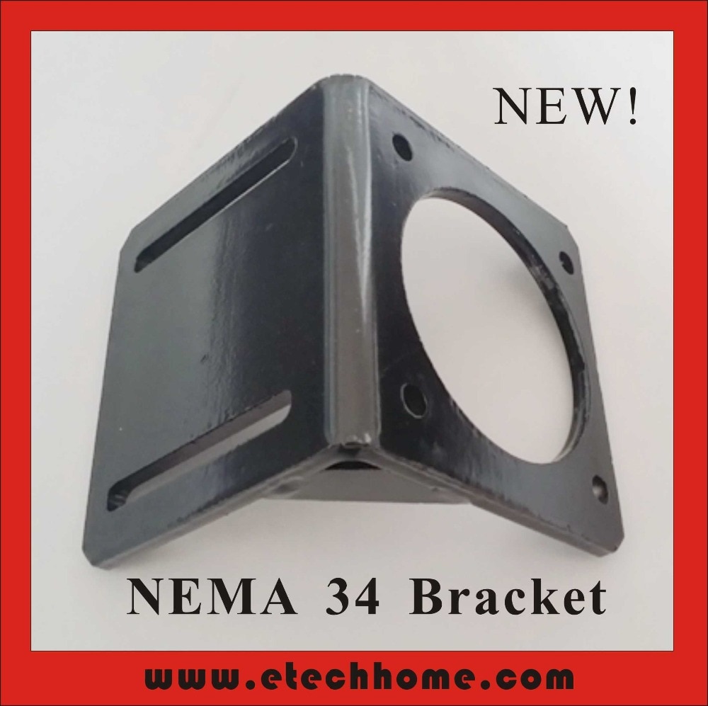 Nema 34 브래킷 장착 국제 표준 스테퍼 모터 고정 시트 장착 브래킷 나사 무료